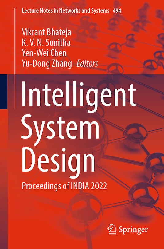 Front cover_Intelligent System Design