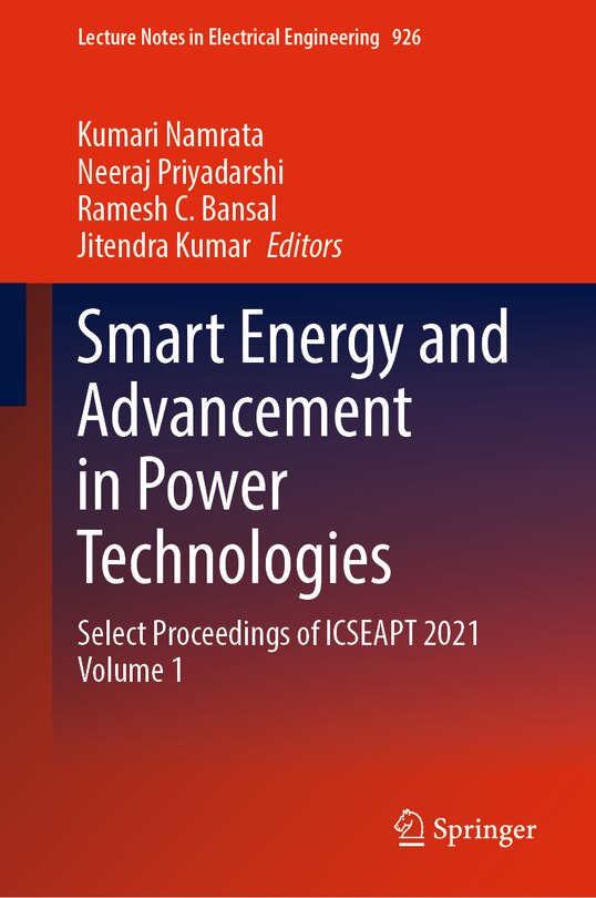 Front cover_Smart Energy and Advancement in Power Technologies