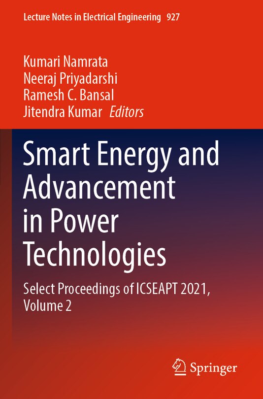Couverture_Smart Energy and Advancement in Power Technologies