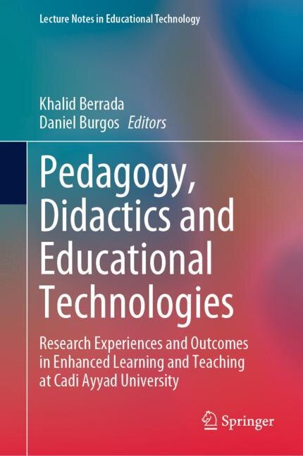 Couverture_Pedagogy, Didactics and Educational Technologies