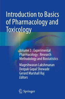Couverture_Introduction to Basics of Pharmacology and Toxicology