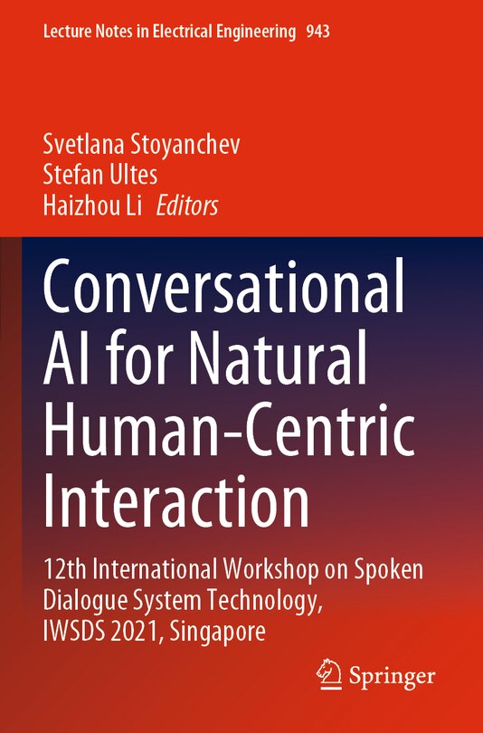 Couverture_Conversational AI for Natural Human-Centric Interaction