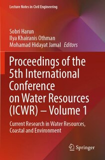 Front cover_Proceedings of the 5th International Conference on Water Resources (ICWR) - Volume 1