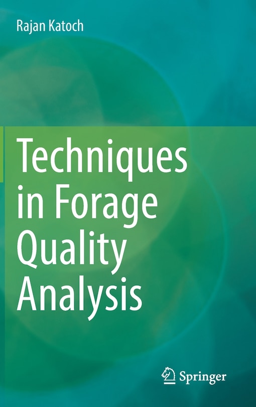 Couverture_Techniques in Forage Quality Analysis