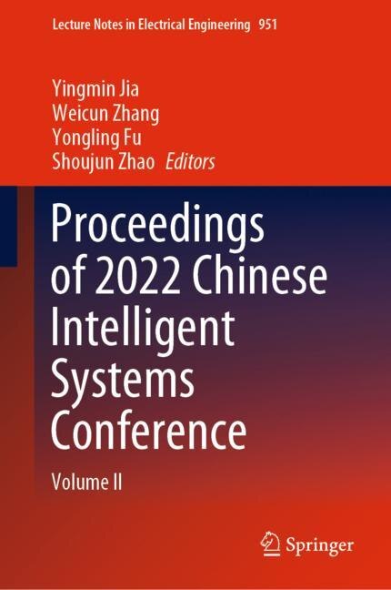 Couverture_Proceedings of 2022 Chinese Intelligent Systems Conference