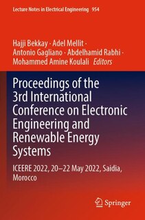 Couverture_Proceedings of the 3rd International Conference on Electronic Engineering and Renewable Energy Systems