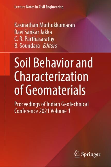 Couverture_Soil Behavior and Characterization of Geomaterials