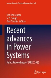 Front cover_Recent advances in Power Systems