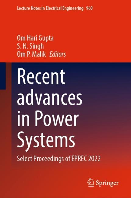 Front cover_Recent advances in Power Systems
