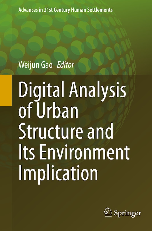 Front cover_Digital Analysis of Urban Structure and Its Environment Implication