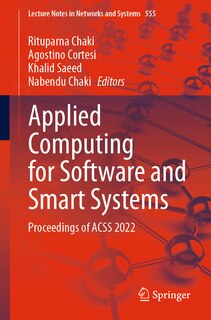 Front cover_Applied Computing for Software and Smart Systems