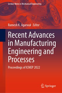 Couverture_Recent Advances in Manufacturing Engineering and Processes