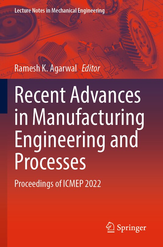 Couverture_Recent Advances in Manufacturing Engineering and Processes