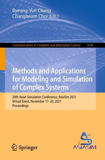 Couverture_Methods and Applications for Modeling and Simulation of Complex Systems