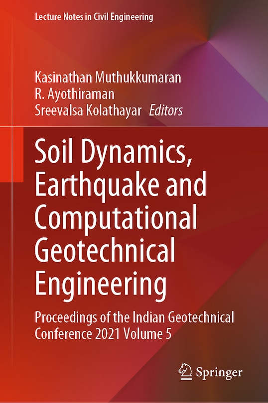 Front cover_Soil Dynamics, Earthquake and Computational Geotechnical Engineering