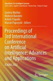 Couverture_Proceedings of 3rd International Conference on Artificial Intelligence