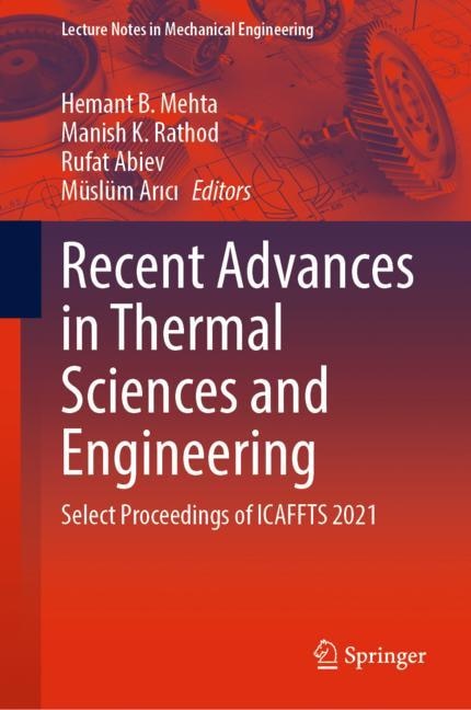 Front cover_Recent Advances in Thermal Sciences and Engineering