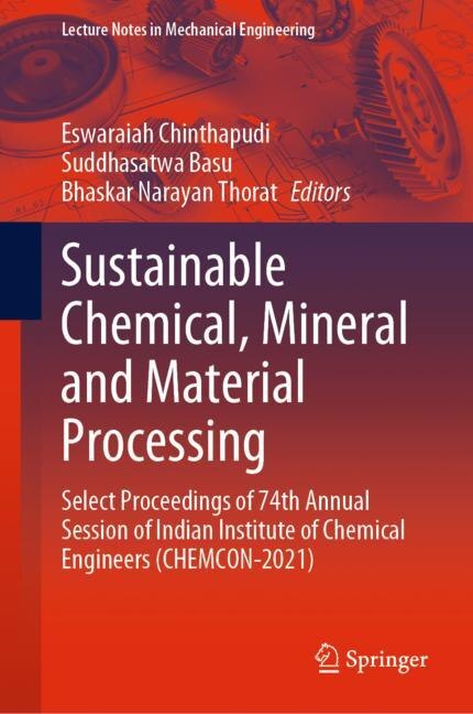 Front cover_Sustainable Chemical, Mineral and Material Processing
