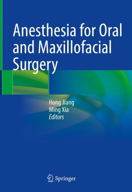 Couverture_Anesthesia for Oral and Maxillofacial Surgery