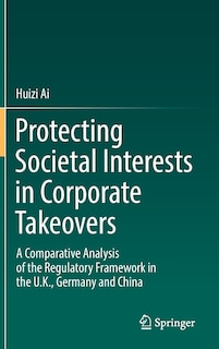 Couverture_Protecting Societal Interests in Corporate Takeovers