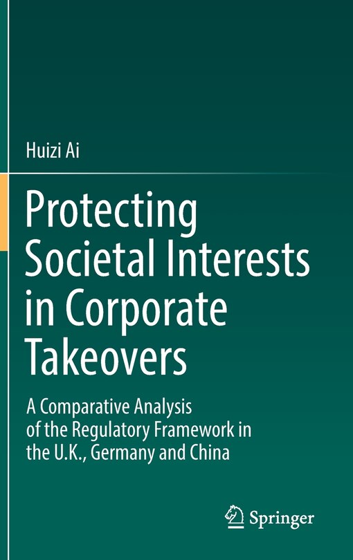 Couverture_Protecting Societal Interests in Corporate Takeovers