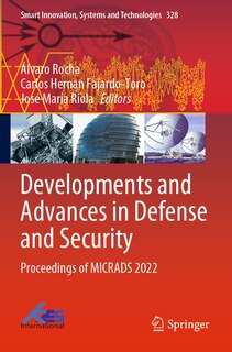 Couverture_Developments and Advances in Defense and Security