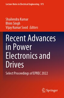 Front cover_Recent Advances in Power Electronics and Drives