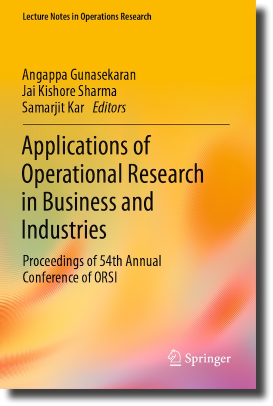 Front cover_Applications of Operational Research in Business and Industries