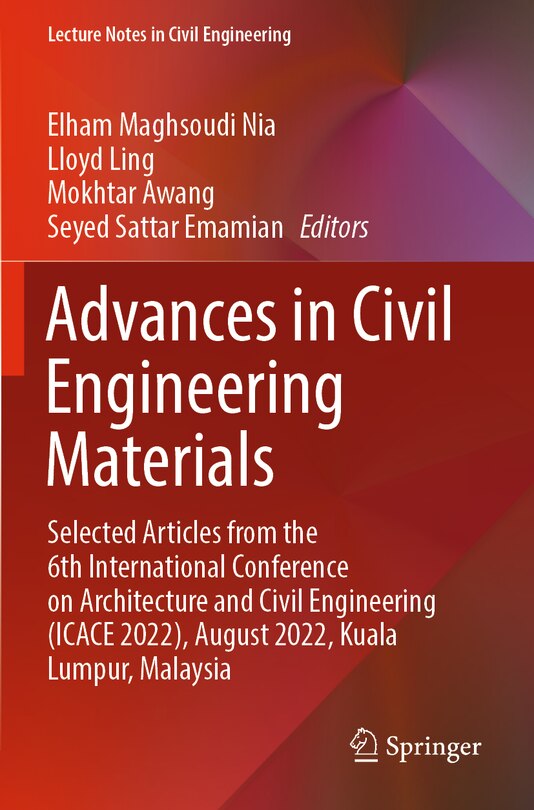 Couverture_Advances in Civil Engineering Materials