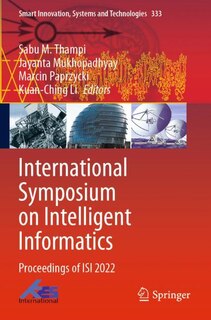 Front cover_International Symposium on Intelligent Informatics
