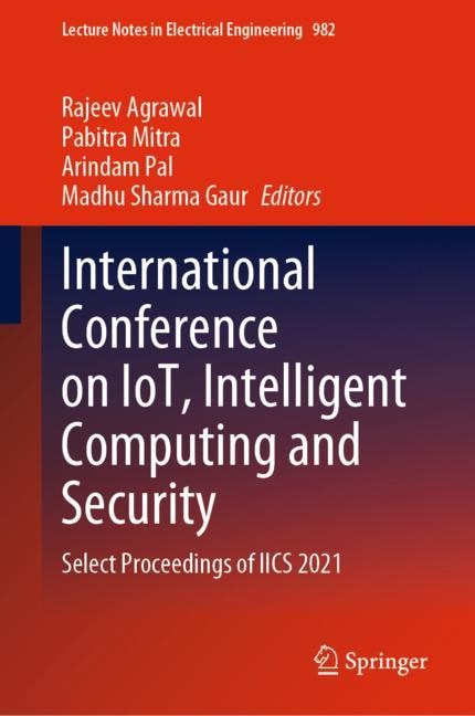 Couverture_International Conference on IoT, Intelligent Computing and Security