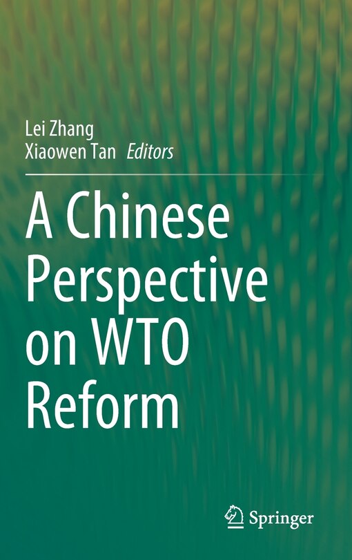 Front cover_A Chinese Perspective on WTO Reform