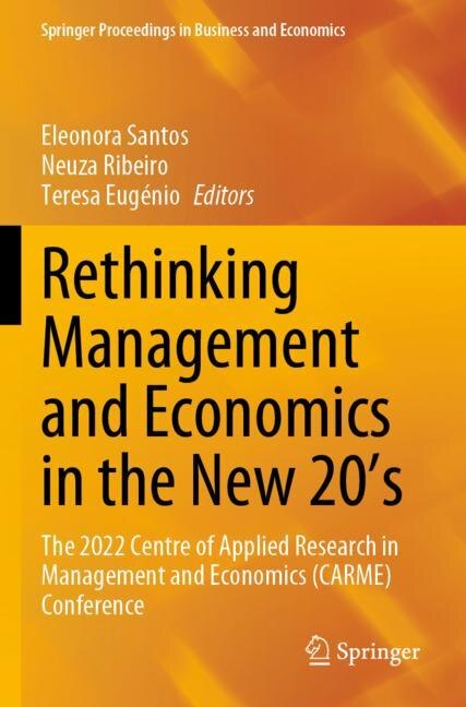 Front cover_Rethinking Management and Economics in the New 20's