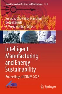 Front cover_Intelligent Manufacturing and Energy Sustainability