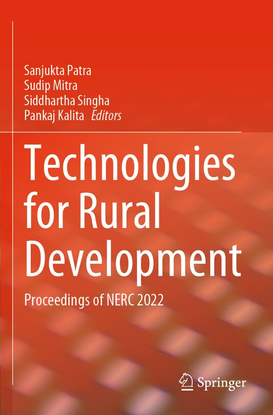 Front cover_Technologies for Rural Development