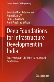 Couverture_Deep Foundations for Infrastructure Development in India