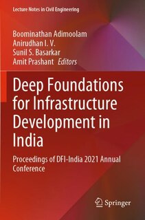 Front cover_Deep Foundations for Infrastructure Development in India