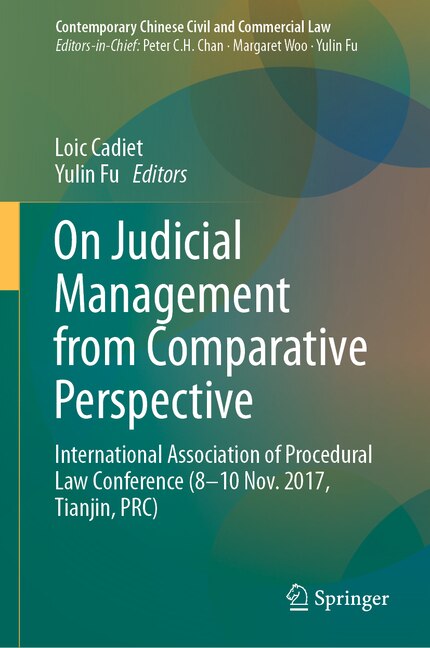 Couverture_On Judicial Management from Comparative Perspective