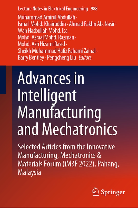 Couverture_Advances in Intelligent Manufacturing and Mechatronics