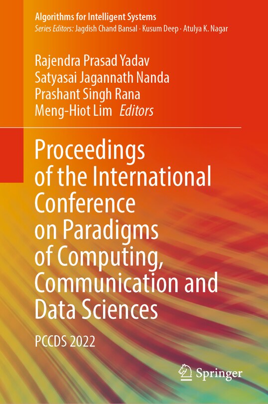 Couverture_Proceedings of the International Conference on Paradigms of Computing, Communication and Data Sciences