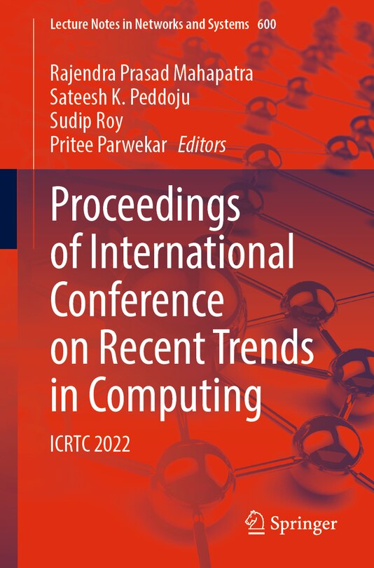 Couverture_Proceedings of International Conference on Recent Trends in Computing