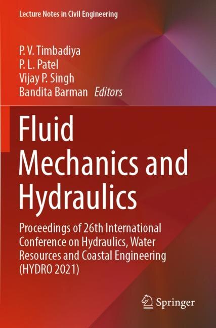 Front cover_Fluid Mechanics and Hydraulics