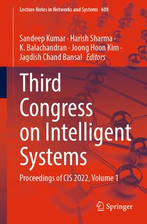 Couverture_Third Congress on Intelligent Systems