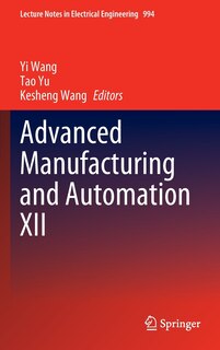 Couverture_Advanced Manufacturing and Automation XII