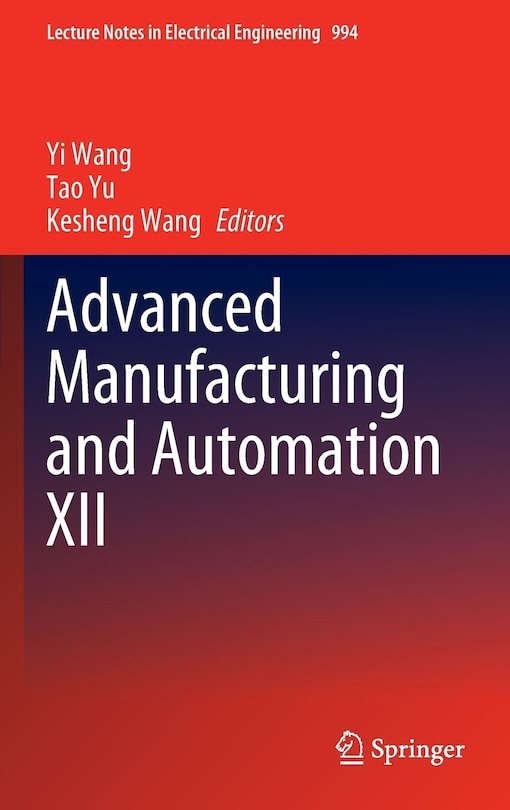 Couverture_Advanced Manufacturing and Automation XII