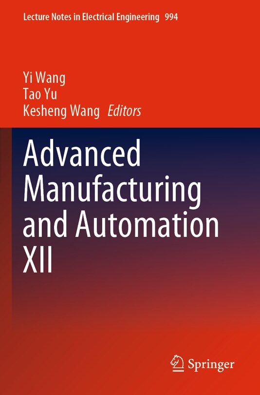 Front cover_Advanced Manufacturing and Automation XII