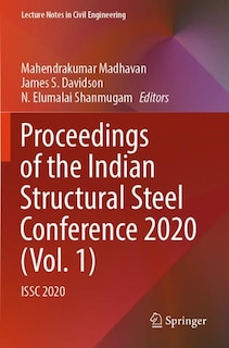 Front cover_Proceedings of the Indian Structural Steel Conference 2020 (Vol. 1)