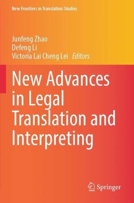 Front cover_New Advances in Legal Translation and Interpreting