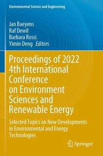 Couverture_Proceedings of 2022 4th International Conference on Environment Sciences and Renewable Energy