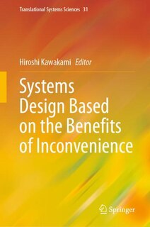 Couverture_Systems Design Based on the Benefits of Inconvenience